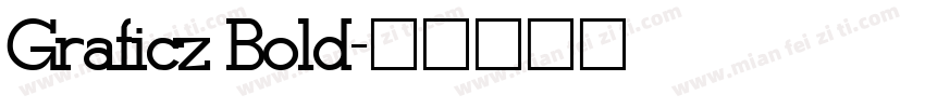 Graficz Bold字体转换